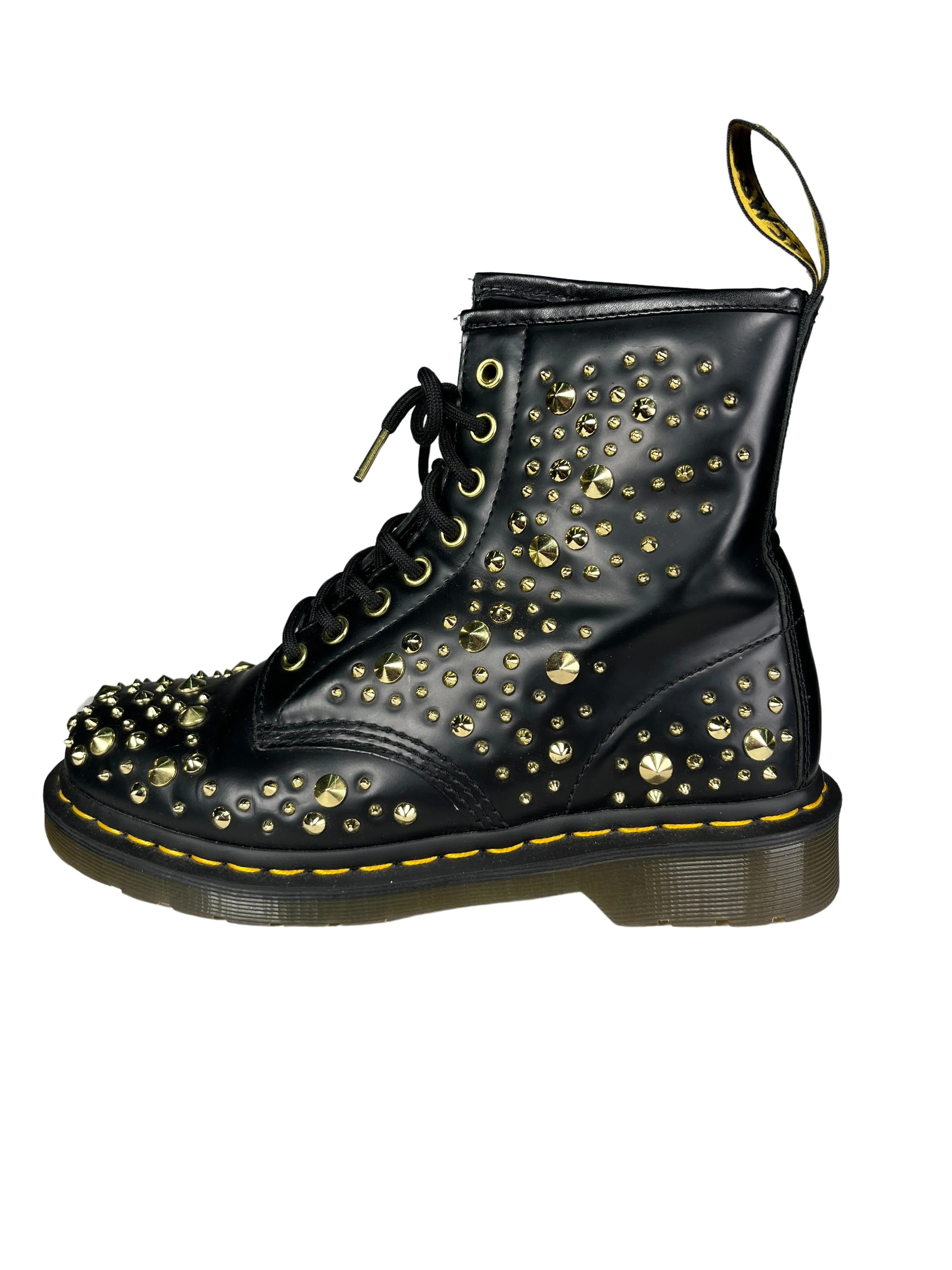 DR MARTENS Bototos Tachas Doradas