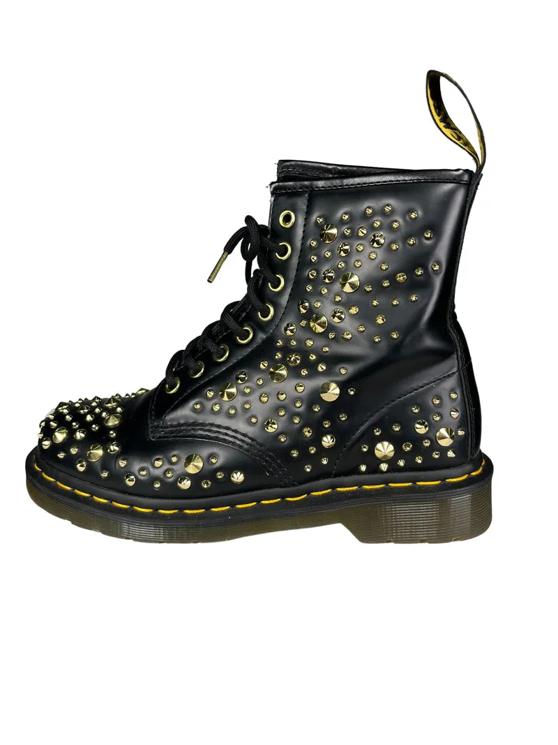 DR MARTENS Bototos Tachas Doradas
