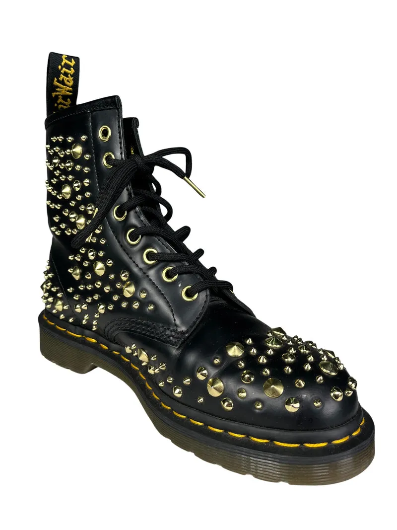 DR MARTENS Bototos Tachas Doradas