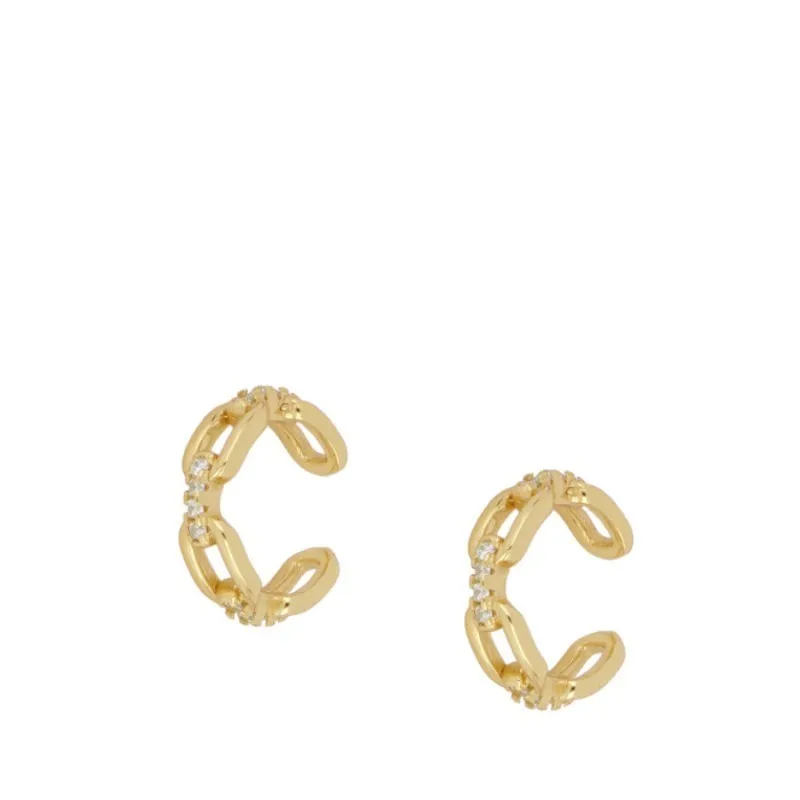 Ear Cuff Chain Circonitas Oro