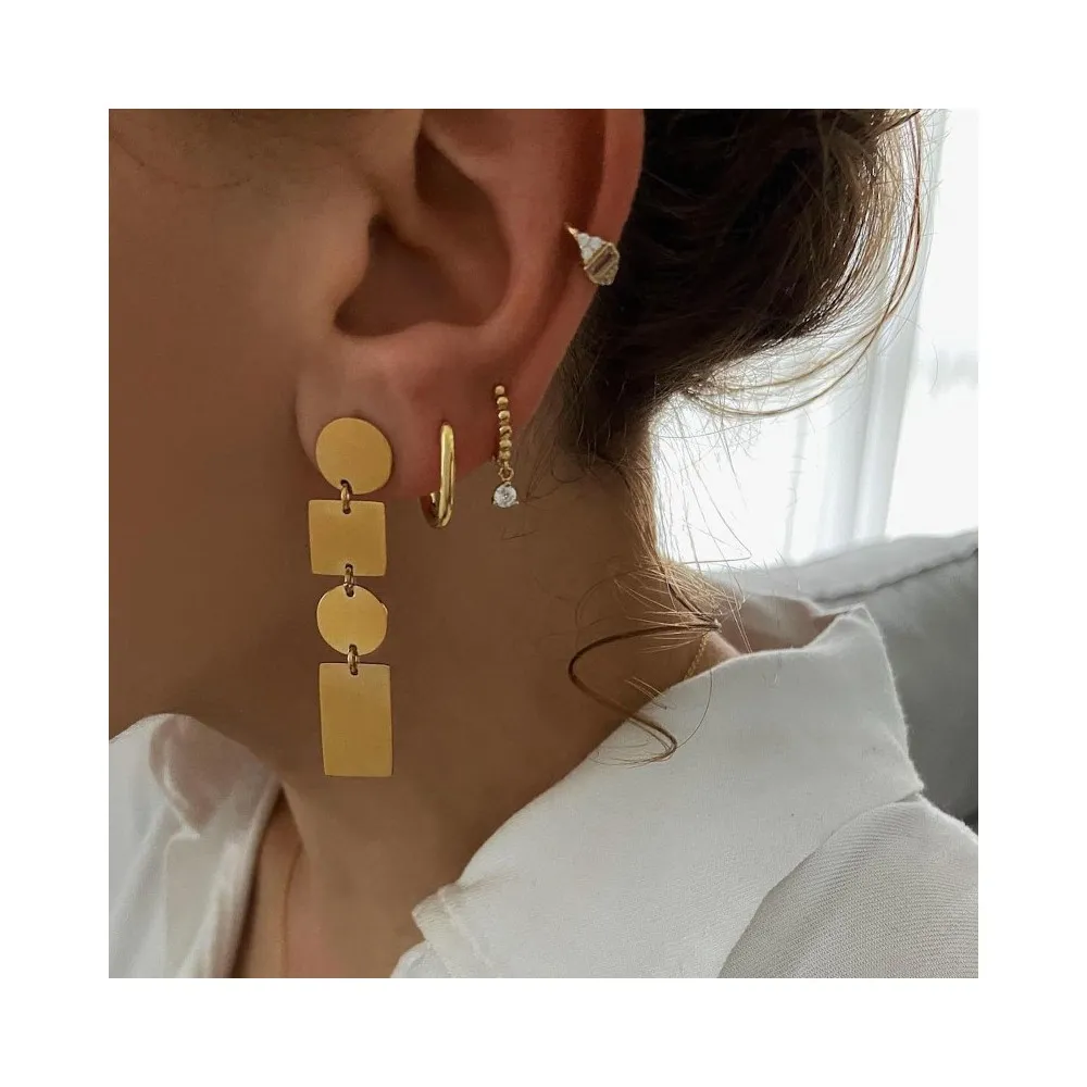 Ear Cuff Mini Provence Blanco Oro