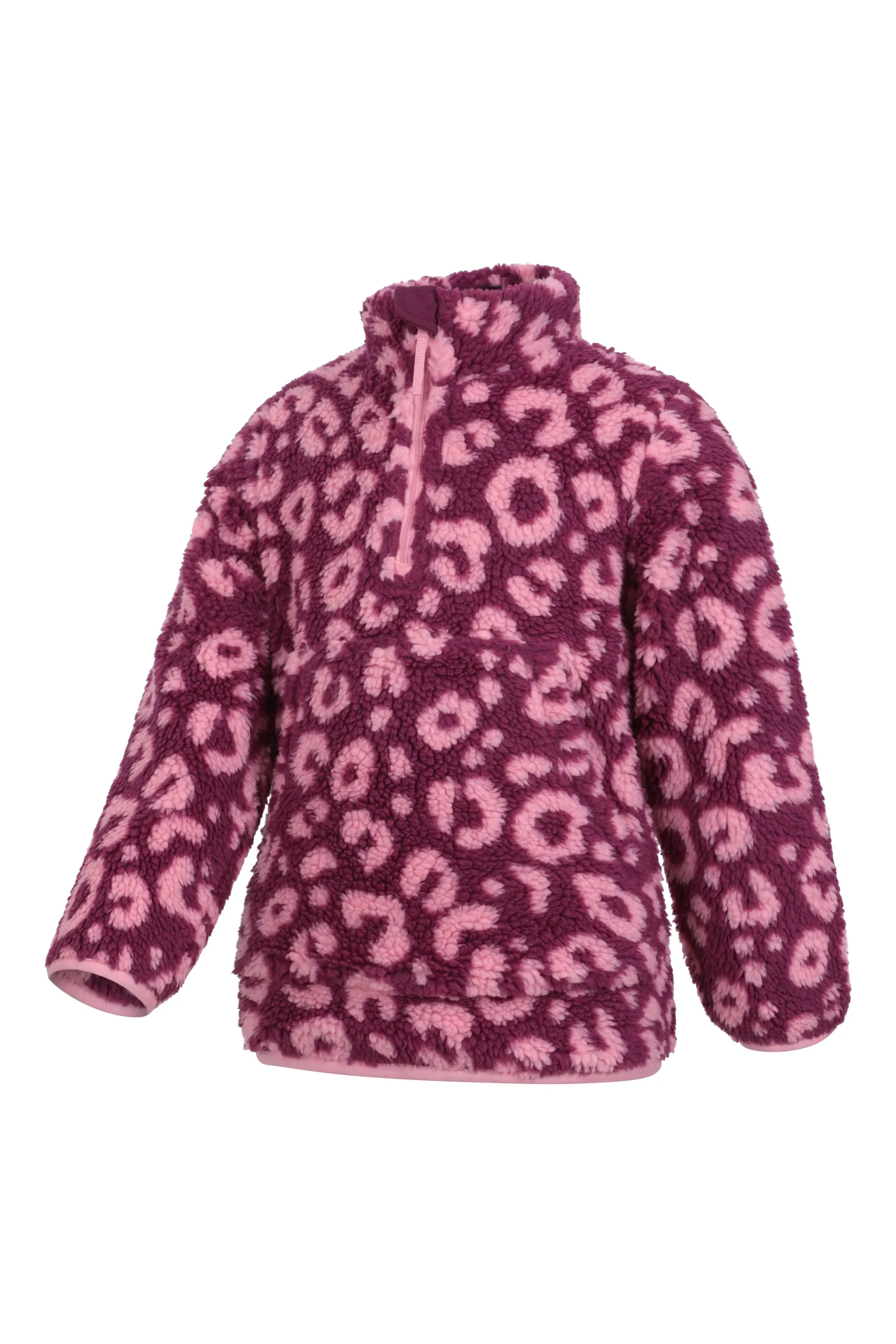 Ember forro polar de borrego infantil estampado
