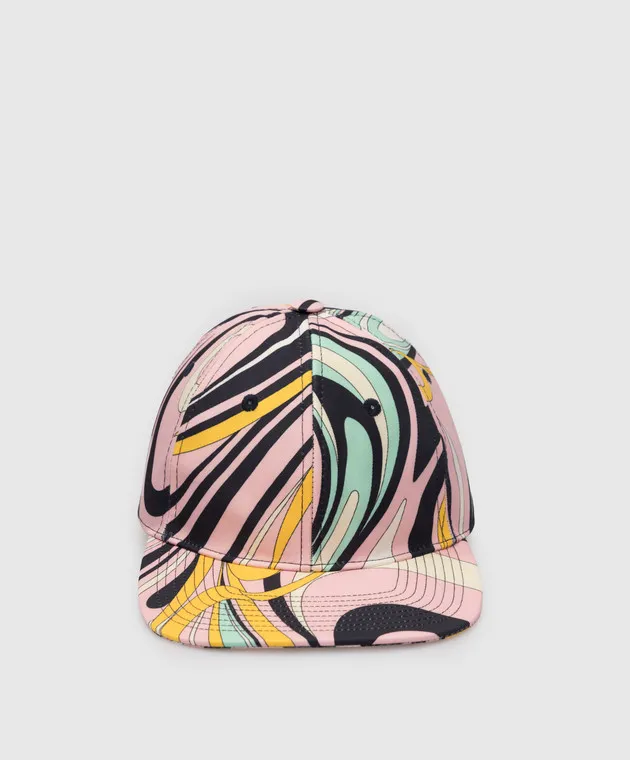 EMILIO PUCCI Cap in Onde print