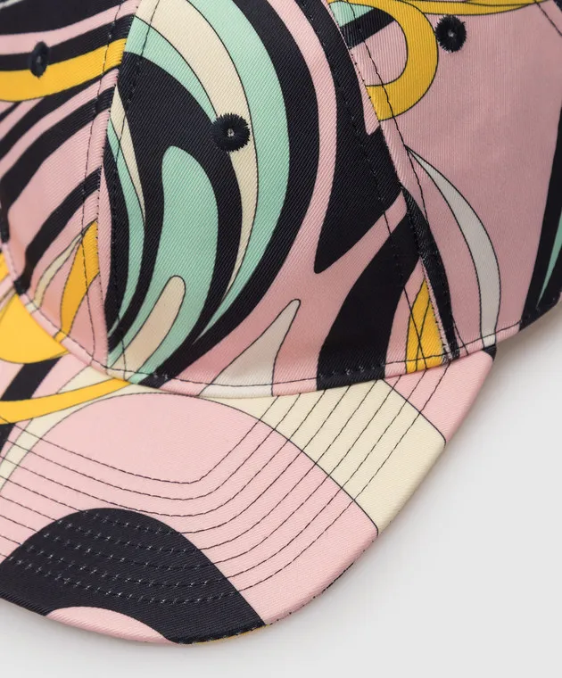 EMILIO PUCCI Cap in Onde print