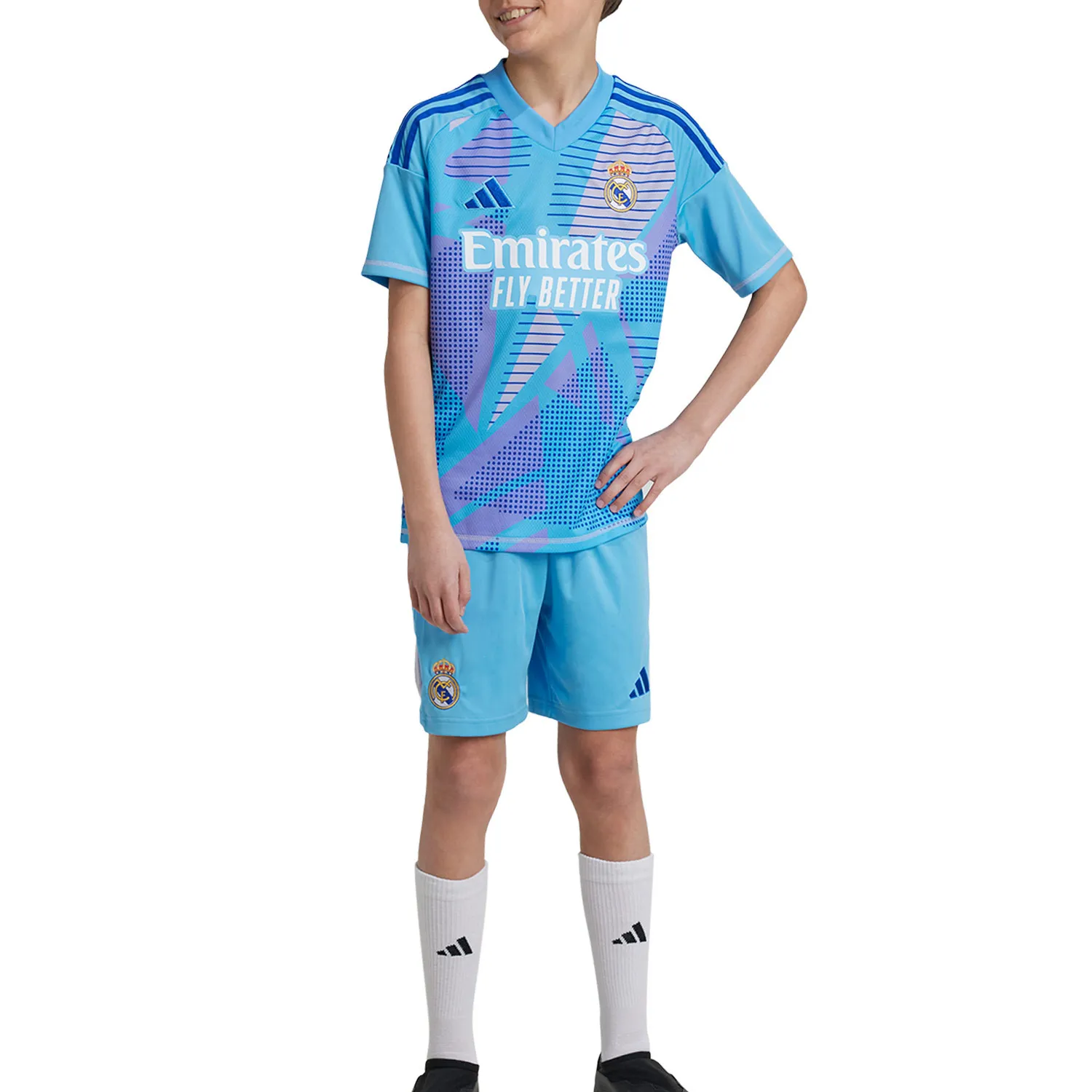 Equipación adidas Real Madrid niño pequeño portero 2024 2025