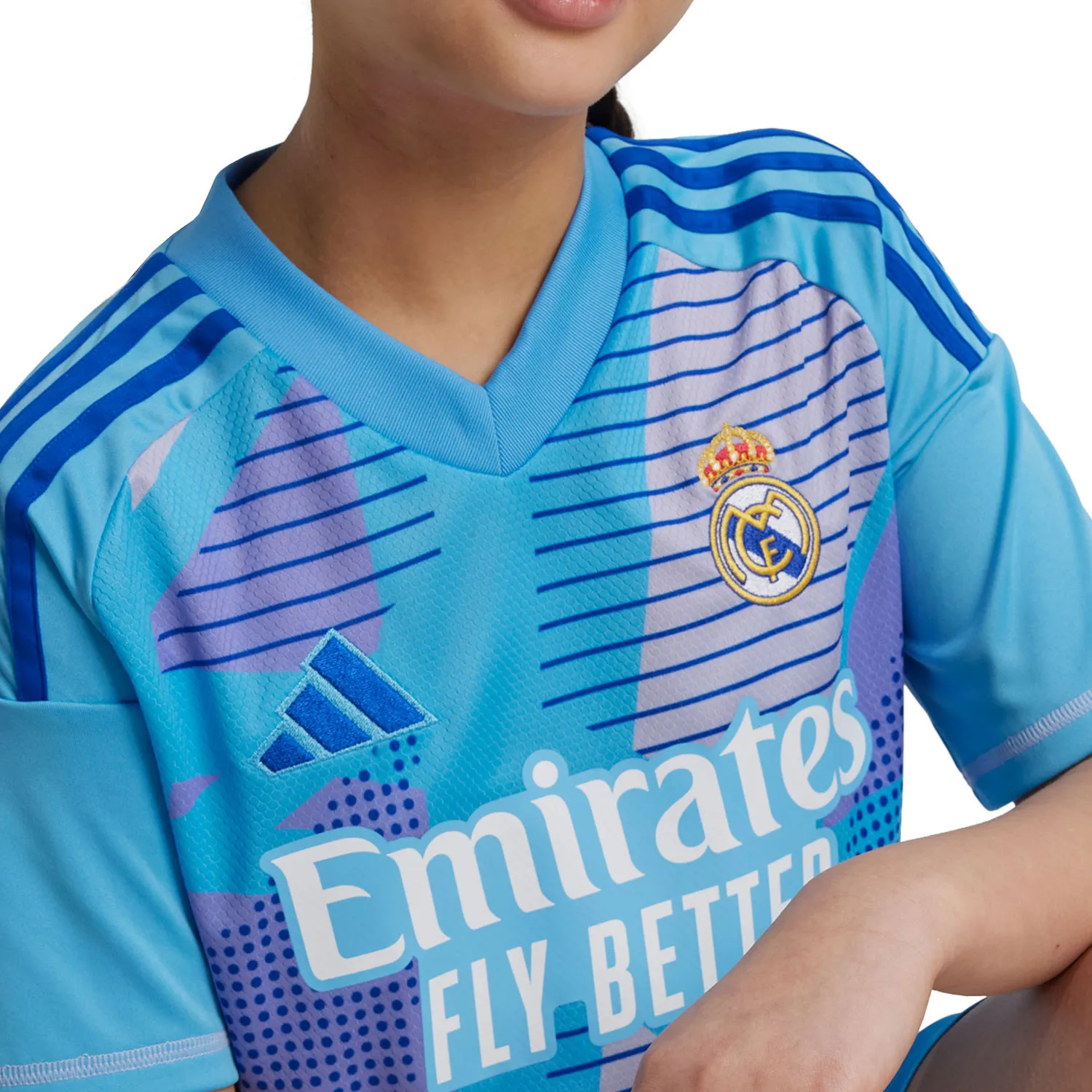 Equipación adidas Real Madrid niño pequeño portero 2024 2025