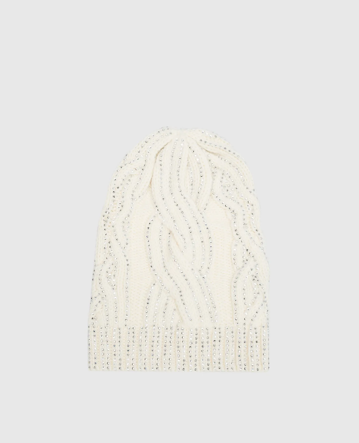 Ermanno Scervino White cap with crystals