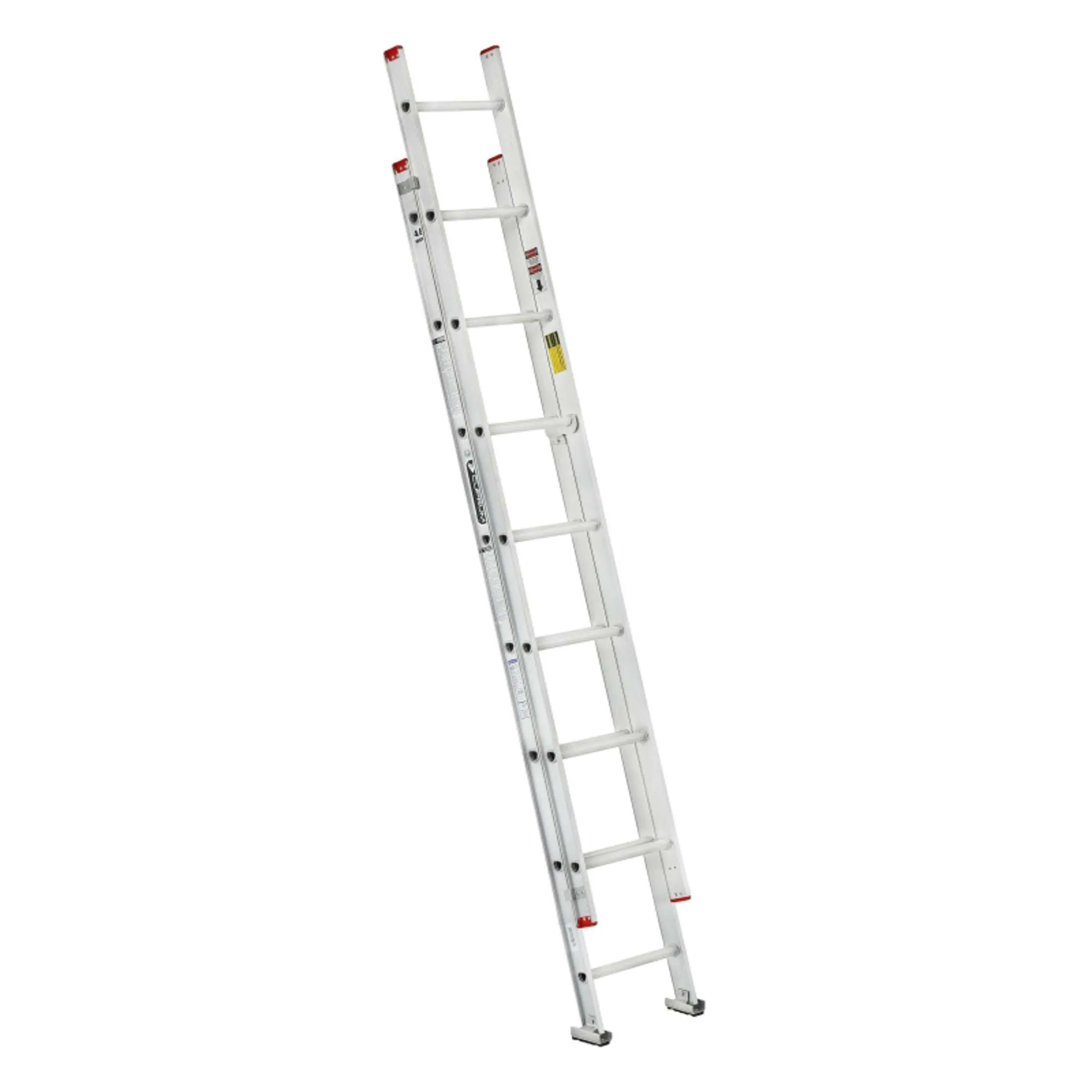 Escalera de extensión de aluminio de 16' que soporta 200lb
