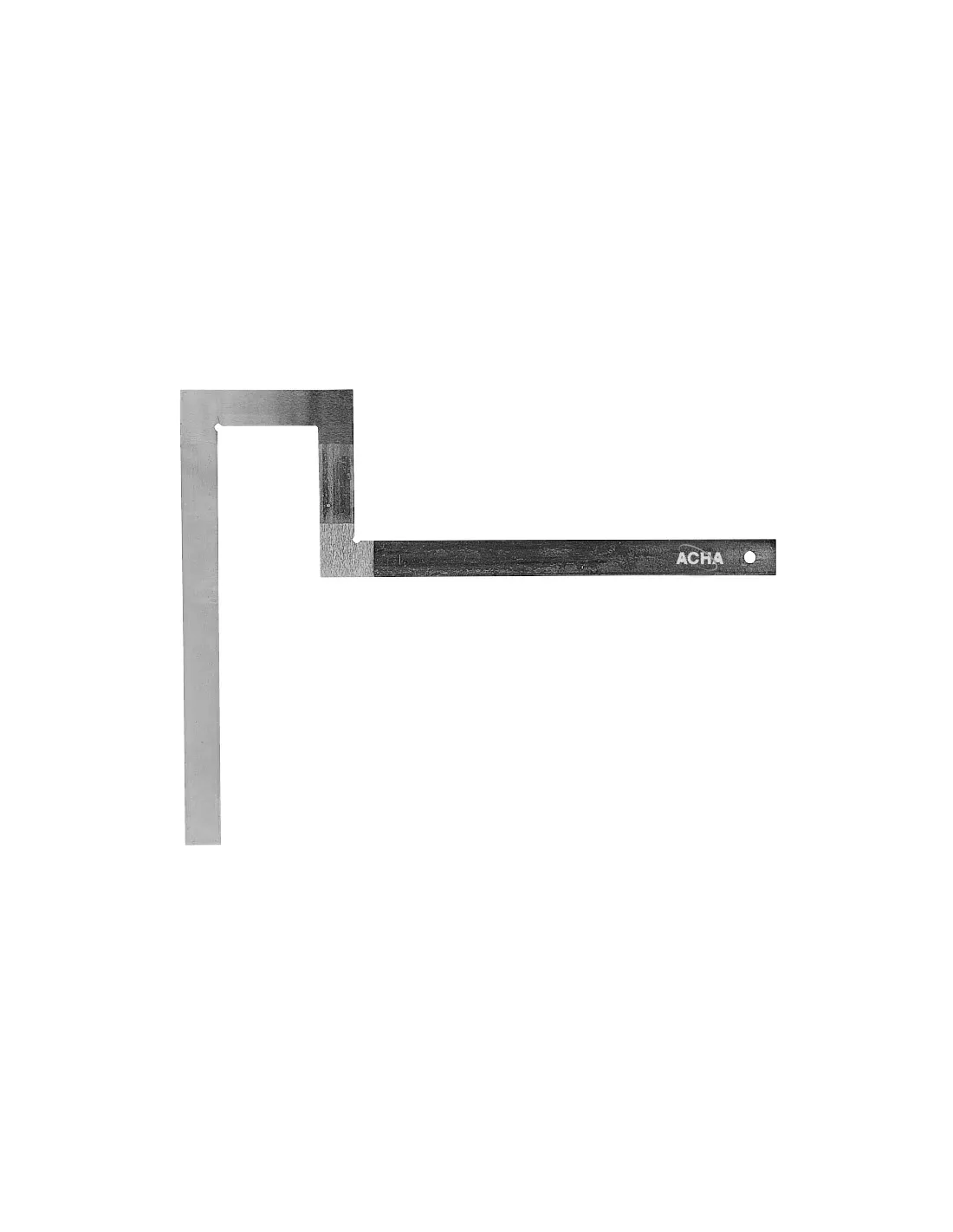 Escuadra de acero de sección reducida, zincada para bridas 600 x 500mm