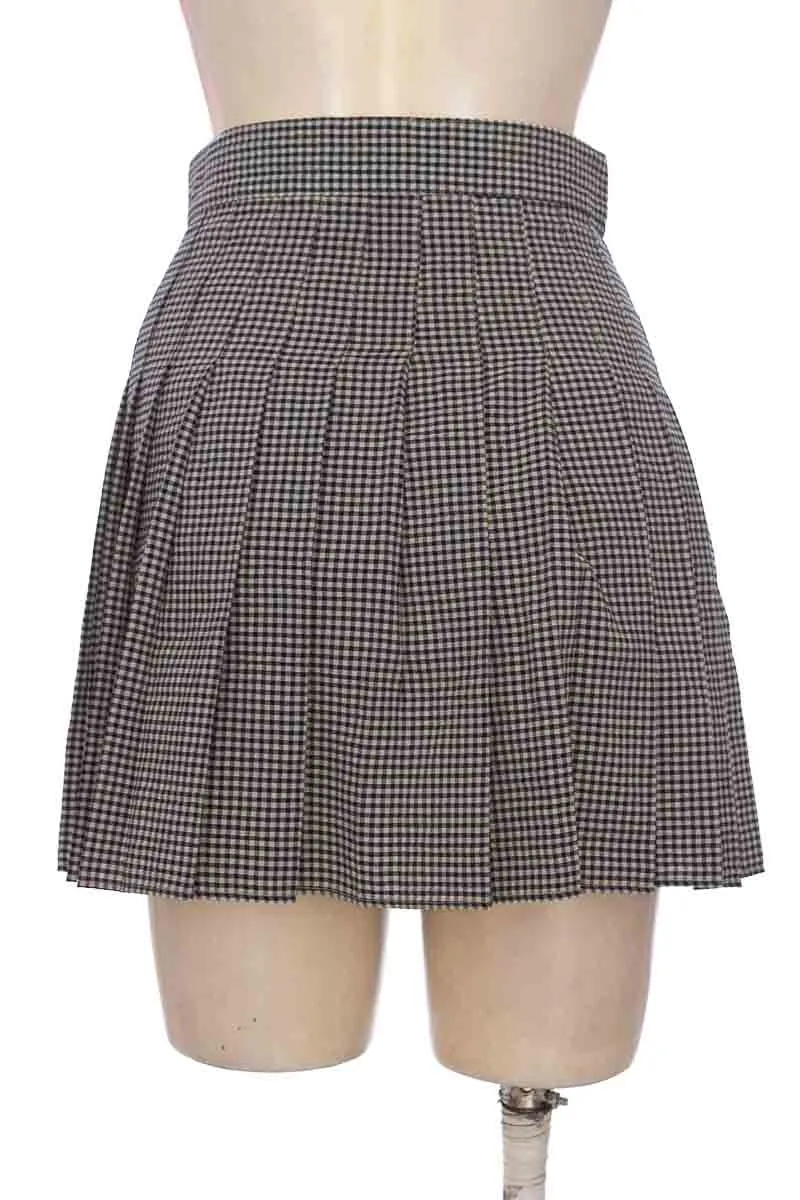FALDA COLOR GRIS  BLANCO &AMP; NEGRO
