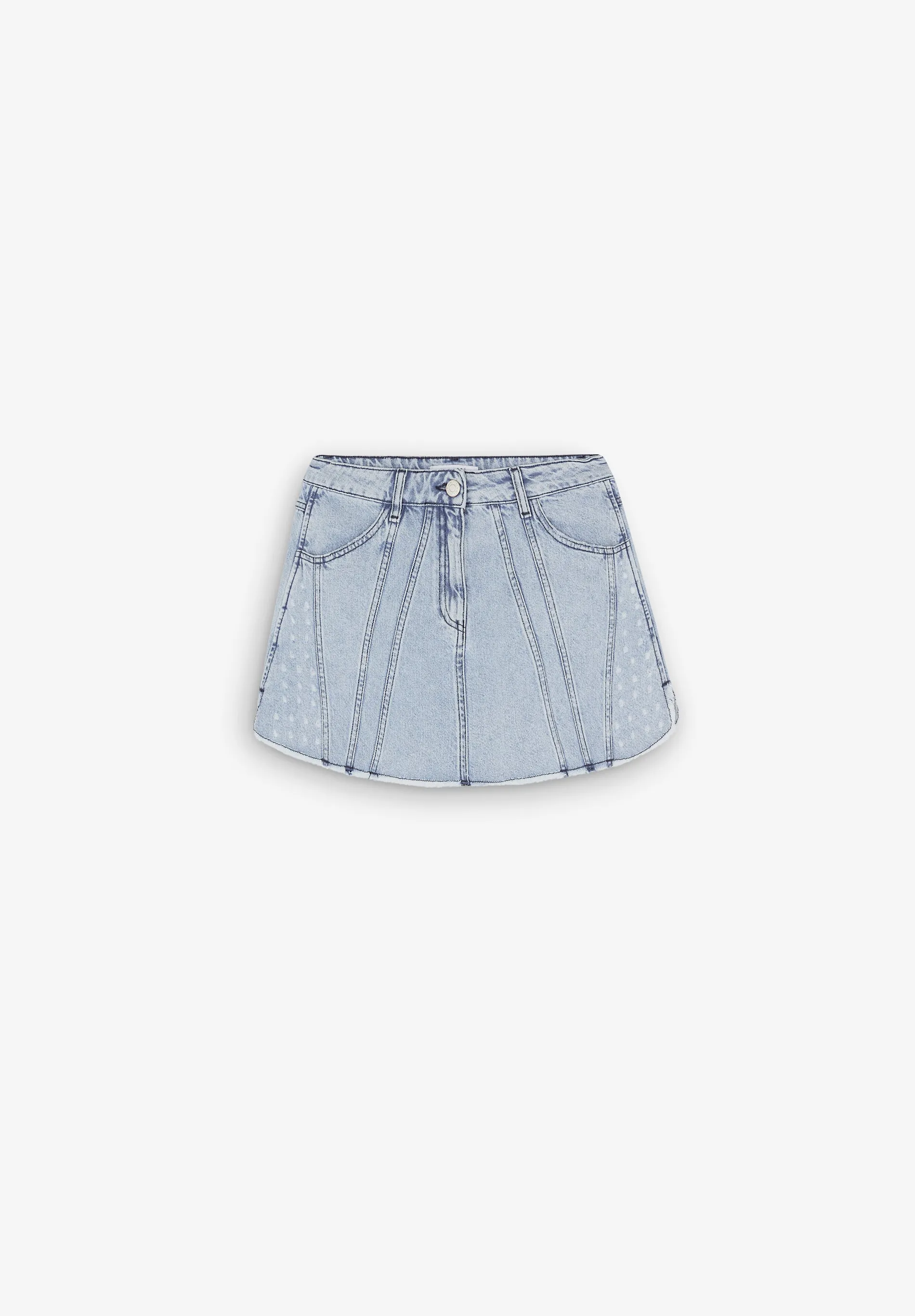 FALDA MINI DENIM LAVADA