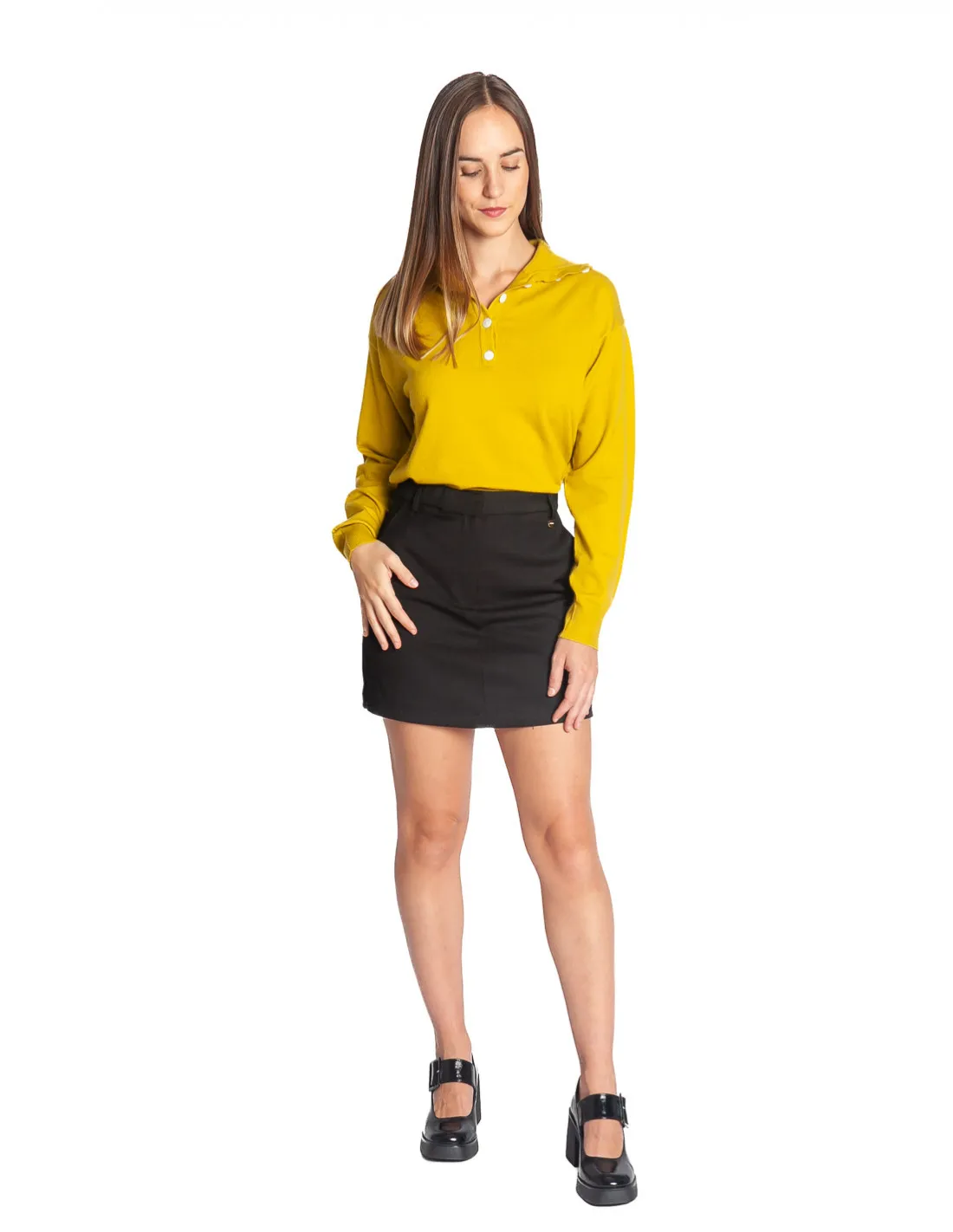 FALDA PANTALÓN CORTA NEGRA BSB