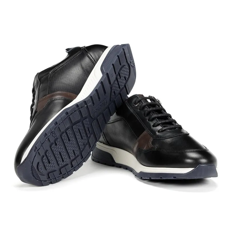 FLUCHOS Louis F1600 Negro y marrón Deportivo casual hombre