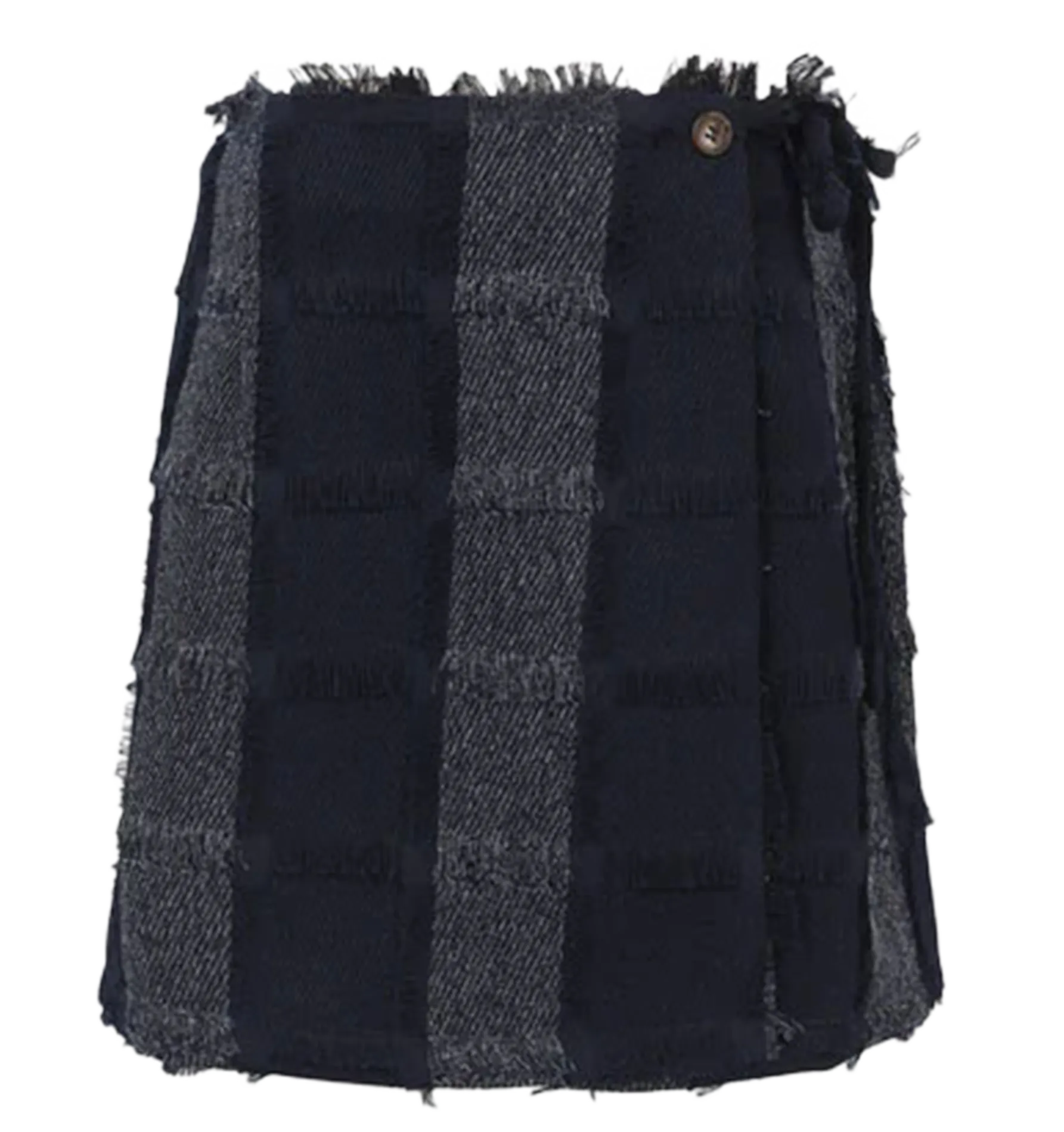 FRNCH ROMANE  FALDA CORTA CRUZADA EN AZUL