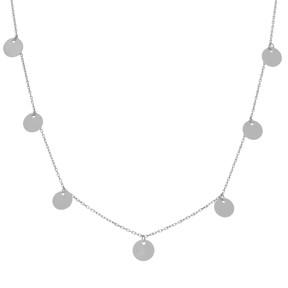 Gargantilla Plata Círculos