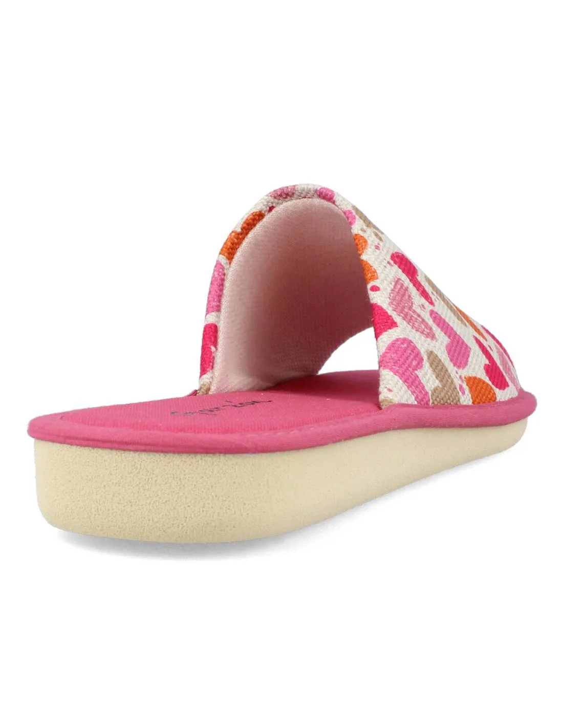 GARZóN  ZAPATILLAS CASA MUJER CORAZONES ROSA