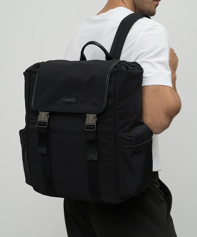 Gianni Chiarini Black Oslo backpack
