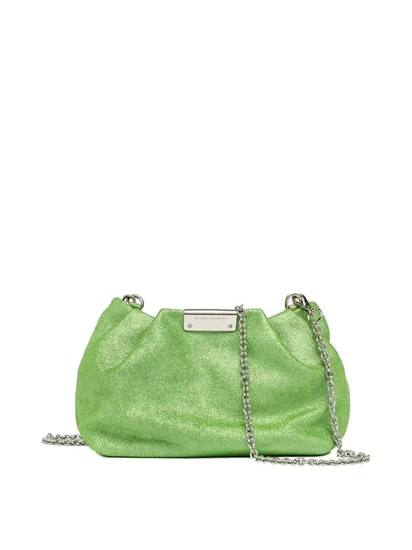 GIANNI CHIARINI BOLSO CLUTCH  GRIS CLARO