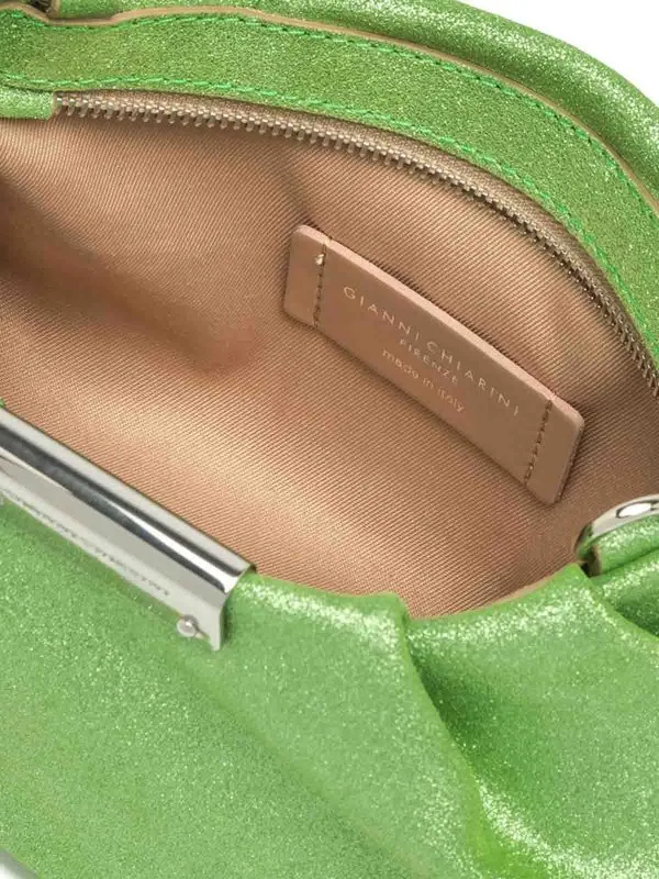 GIANNI CHIARINI BOLSO CLUTCH  GRIS CLARO