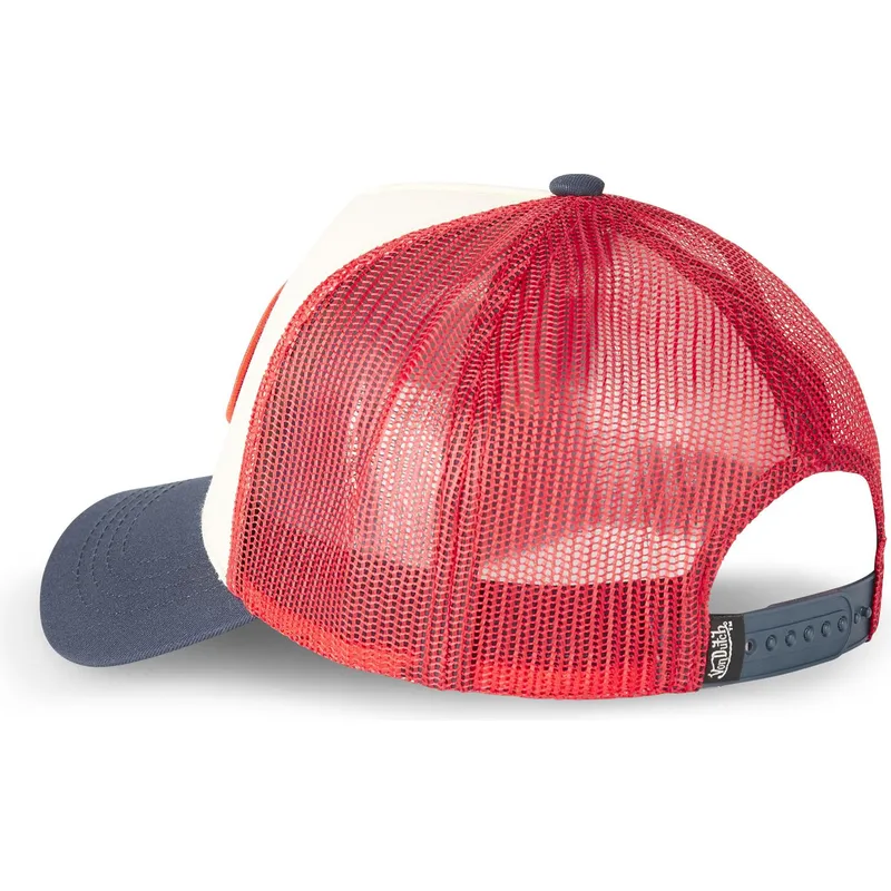 Gorra trucker beige, roja y azul marino CLA5 de Von Dutch