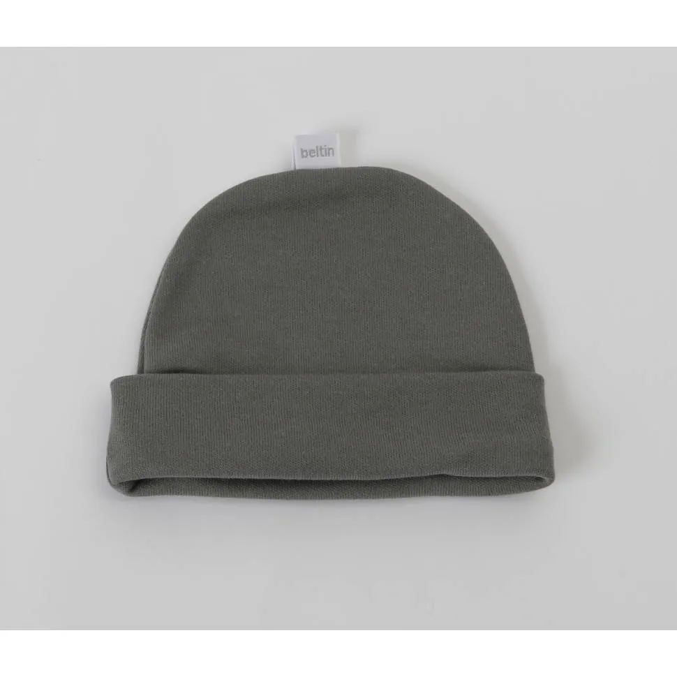Gorrito bebé gris ceniza de beltin newborn.