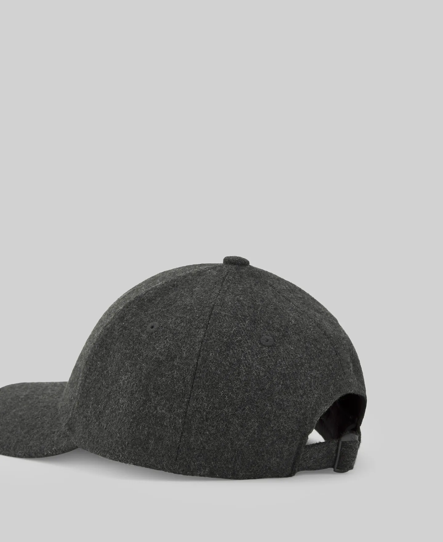 Gray wool blend cap man
