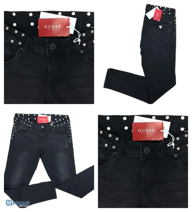 Guess Jeans Beverly Black Mujer Marca Pantalones Marca Jeans Mix