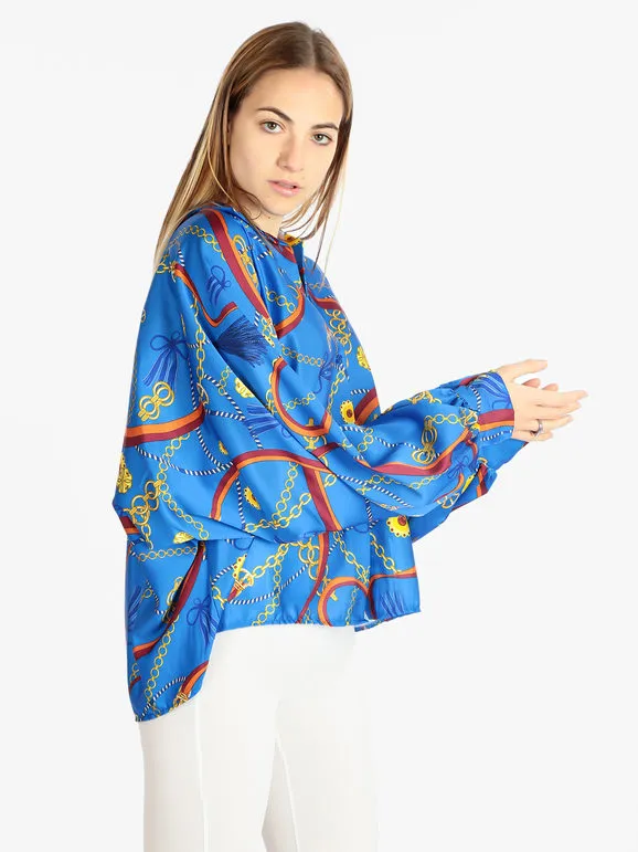 Hdl Milano Maxicamisa de mujer con estampados