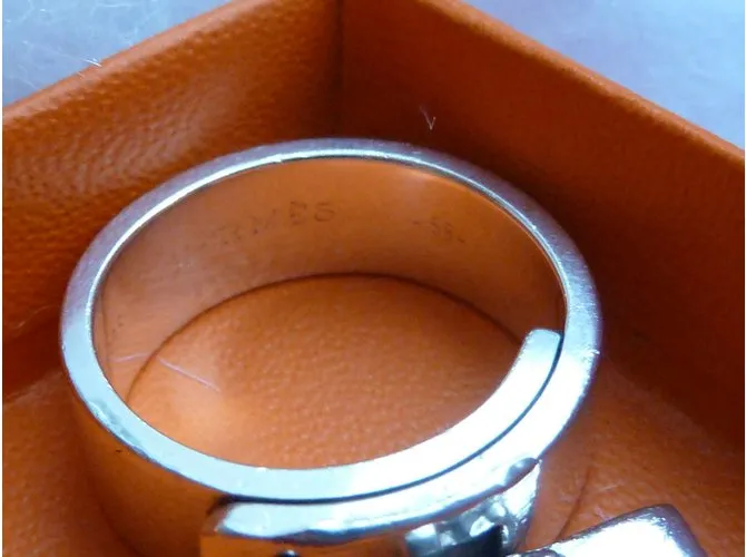 Hermès anillo Plata 