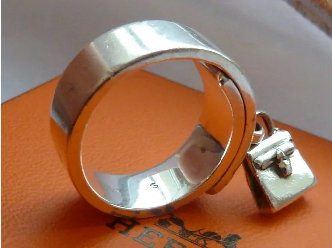 Hermès anillo Plata 