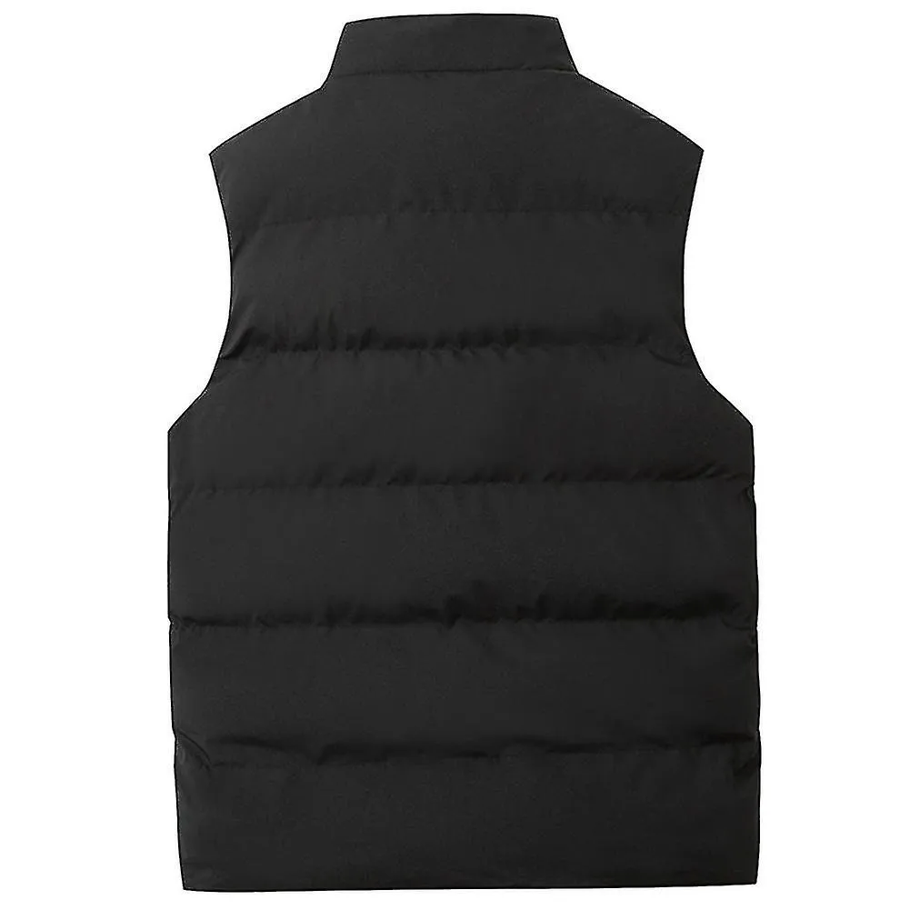 Hombre Ligero Empacable Puffer Down Chaleco Sin Mangas Chaqueta Acolchada Abrigo