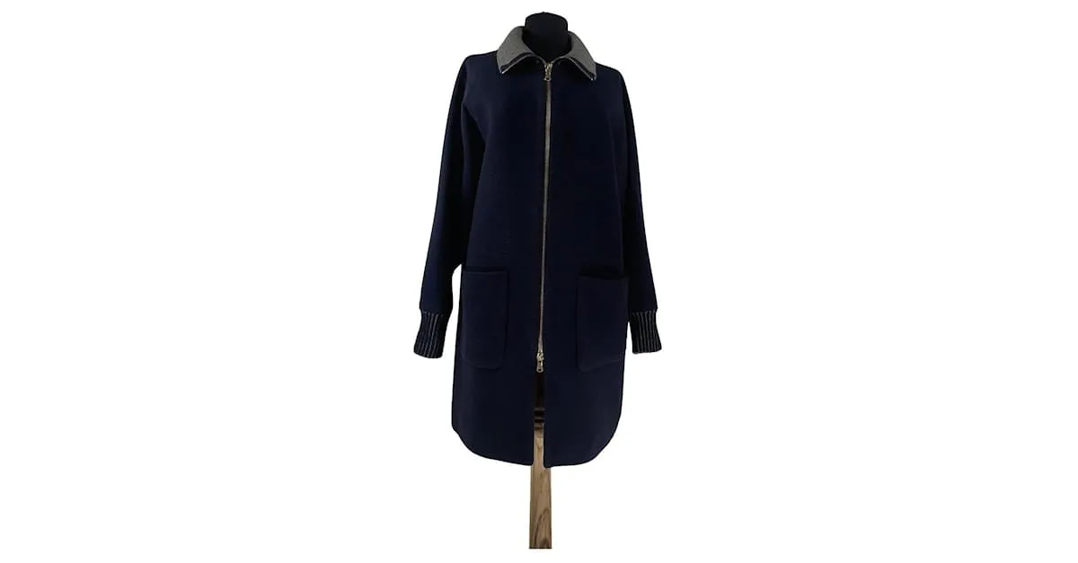 IQ + Berlin Abrigos, Ropa de calle Azul oscuro 
