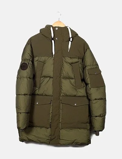 Jack & Jones Abrigo acolchado verde caqui