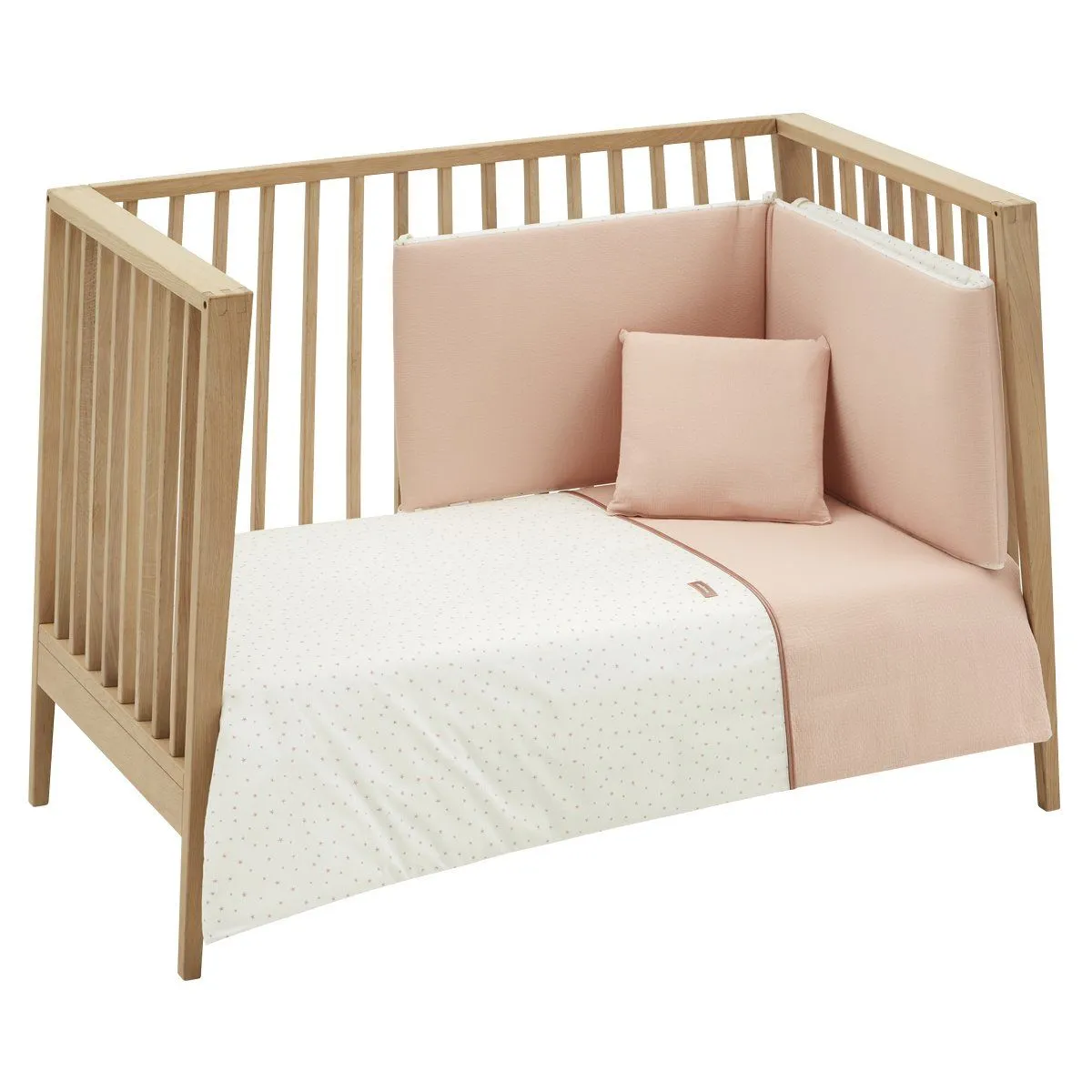 JGO 2 PCS.F.NORDICA CUNA 70 MAGIA ROSA 110x170x3 CM CAMBRASS
