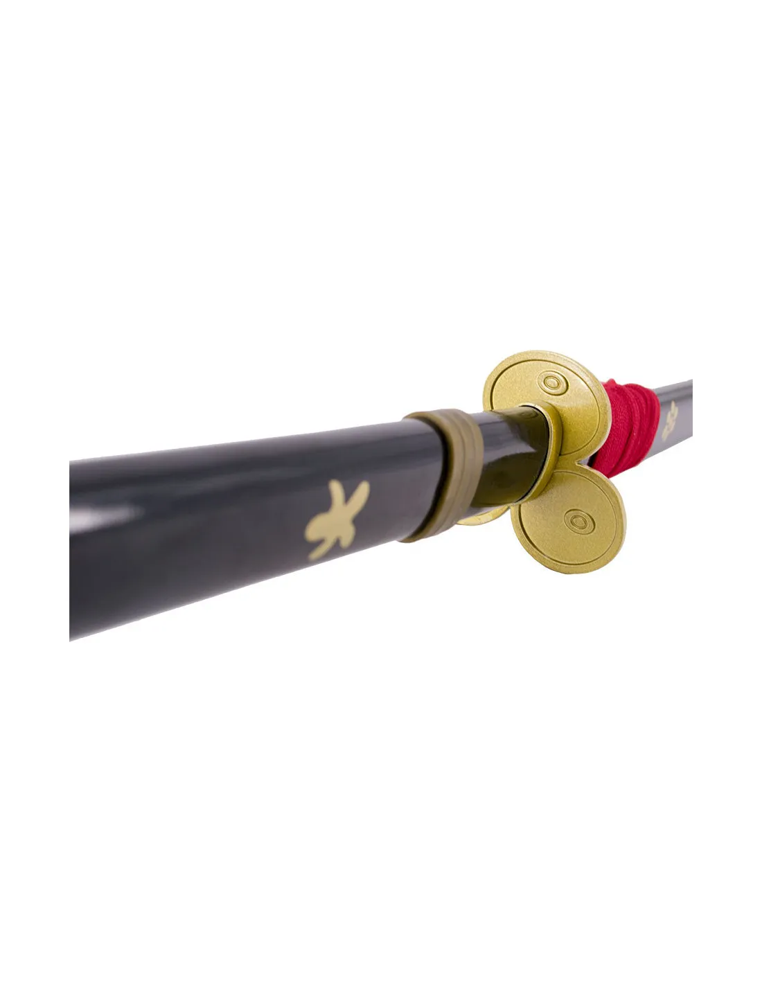 Katana decorativa Enma de Zoro de One Piece, empuñadura negra