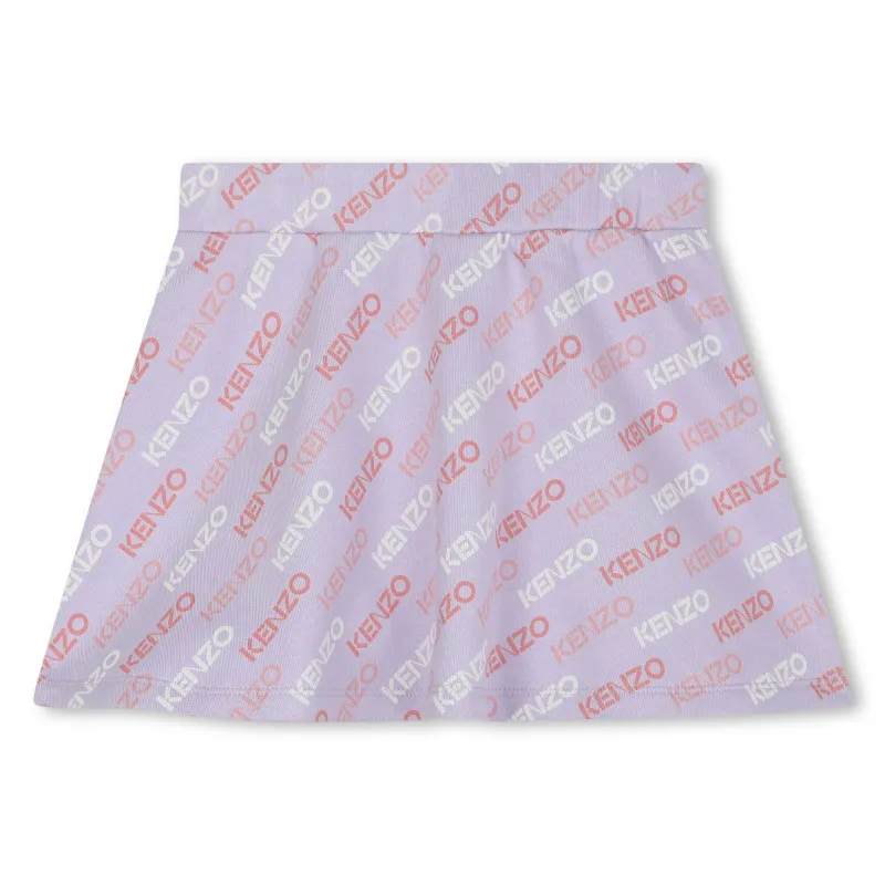 KENZO KIDS Falda acampanada con logo