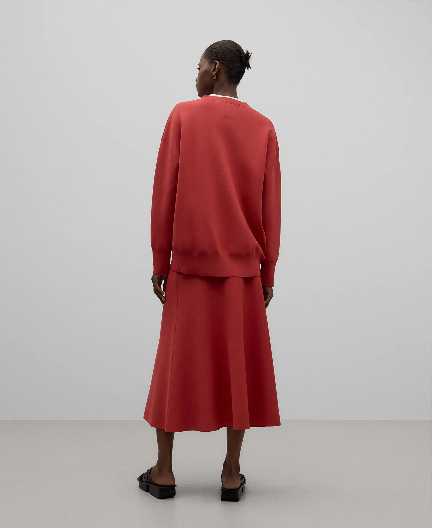 Knit oversize sweater woman