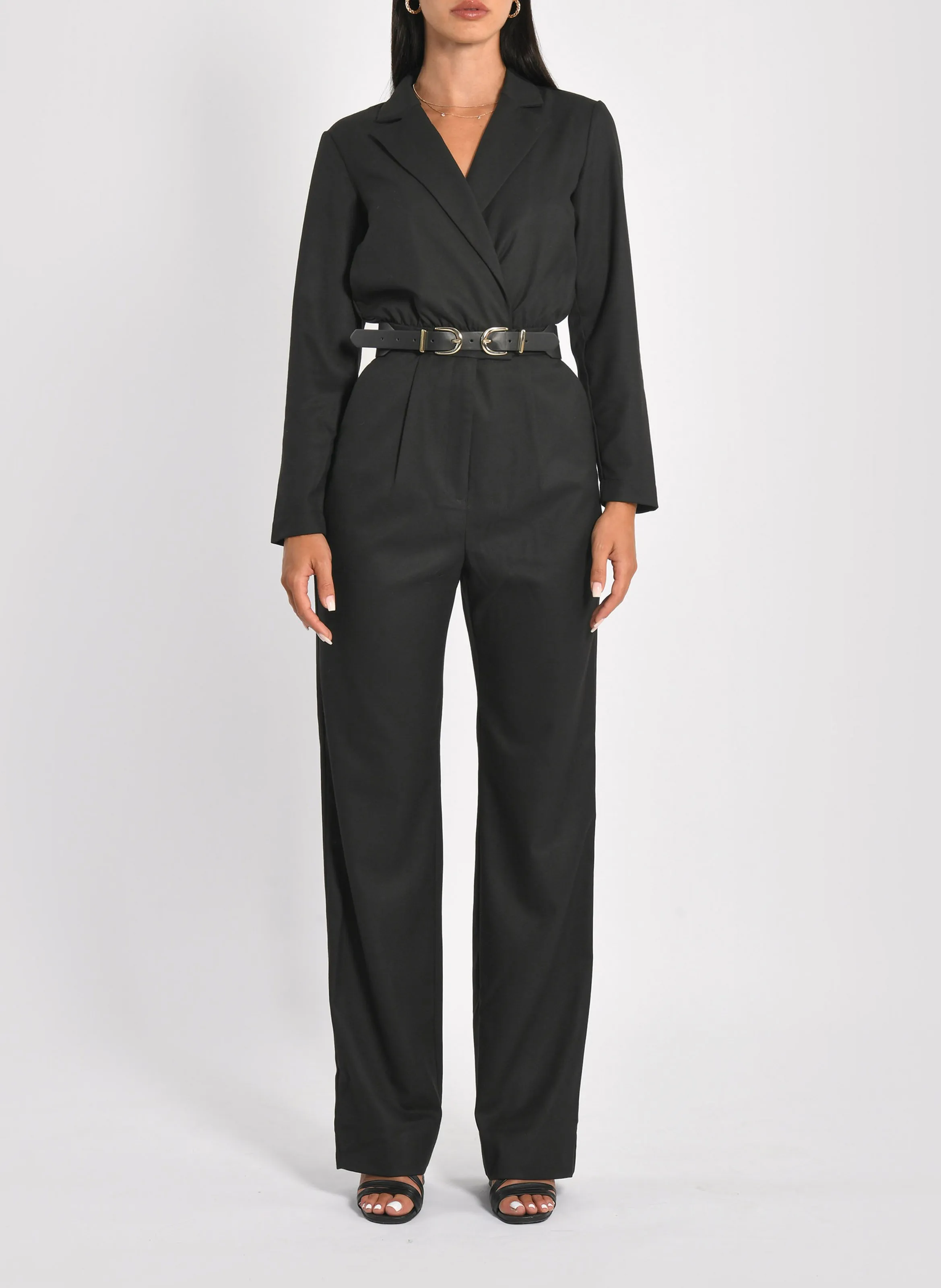 KOOKAI SHEILA  MONO CON CUELLO SASTRE EN NEGRO