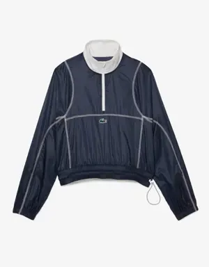 LACOSTE CHAQUETA CROPPED DE MUJER LACOSTE SPORT PULLON HIDRóFUGA