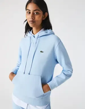Lacoste Sudadera Jogger con capucha de mujer loose fit en mezcla de algodón