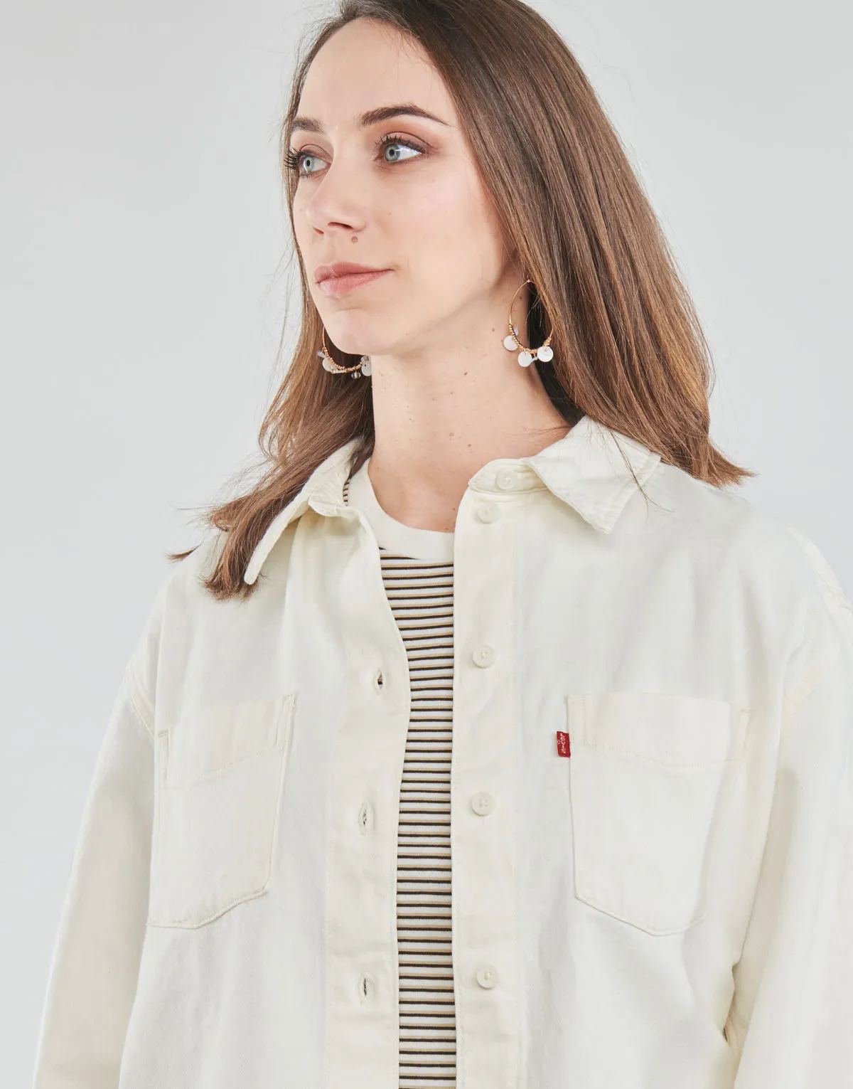 Levi's ZOEY PLEAT UTILITY SHIRT