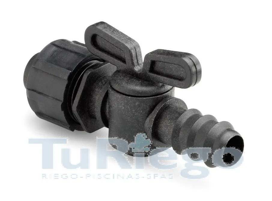 Llaves de paso Fitting roscado para cinta riego por goteo