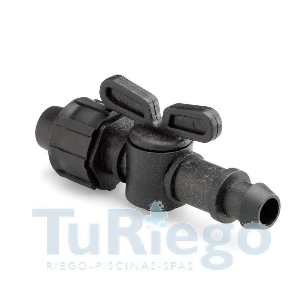 Llaves de paso Fitting roscado para cinta riego por goteo