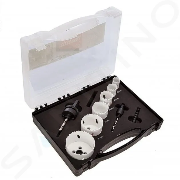 MAKITA ACCESORIOS  JUEGO DE SIERRAS PERFORADORAS DE 10 PIEZAS D47117