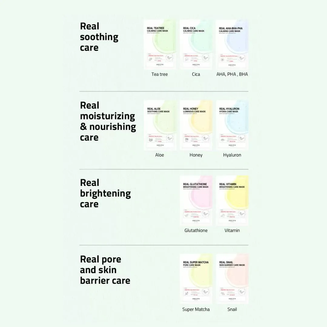 Mascarilla Facial Some By Mi Real Cica Calming Care Mask 20g