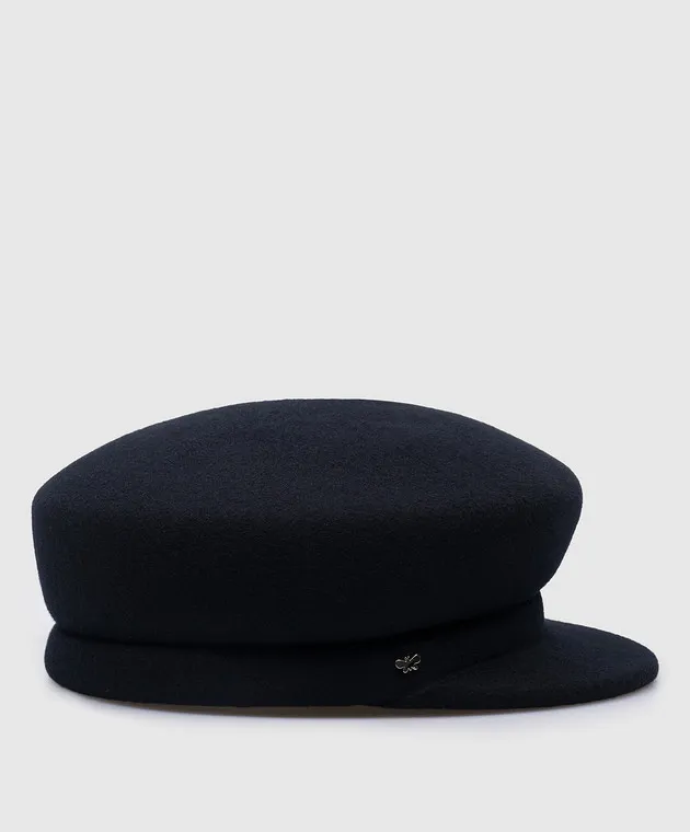 Max Mara Weekend BARTOLO blue cap made of wool