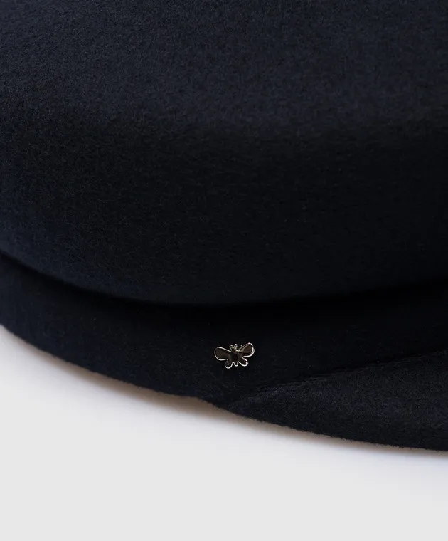 Max Mara Weekend BARTOLO blue cap made of wool