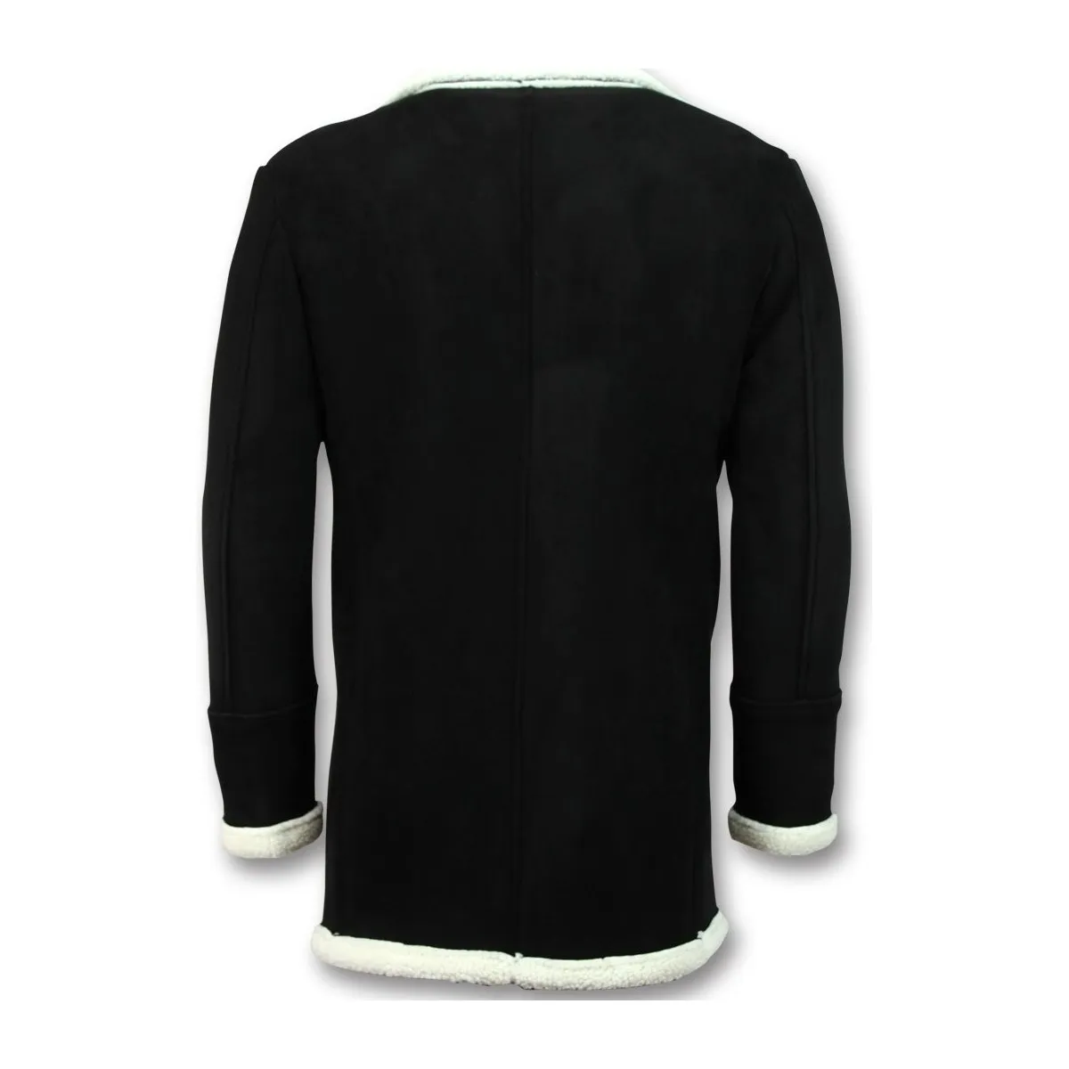 Men Abrigo De Piel Artificial Lammy