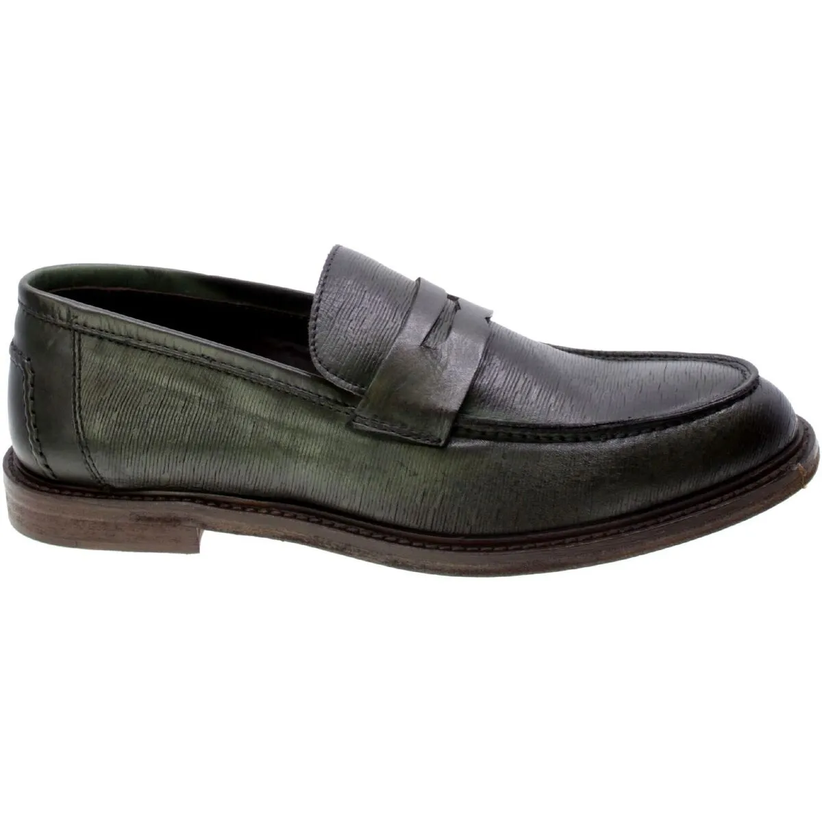 Mocassino Uomo Verde 1076