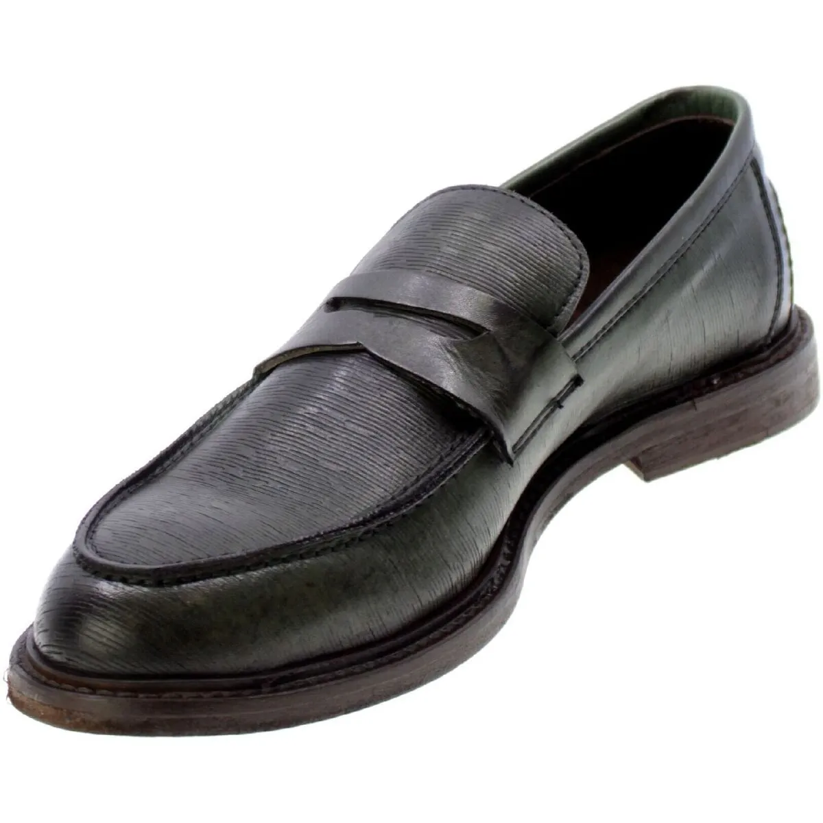 Mocassino Uomo Verde 1076